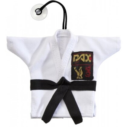 Mini Karate Anzug 12 cm Jacke Anhänger mit Saugnapf
