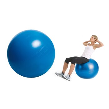 Deuser Gymnastikball Blue Ball M, L, XL, 121000 M: ø 46 cm - 55 cm / Körpergröße: 156- 165 cm