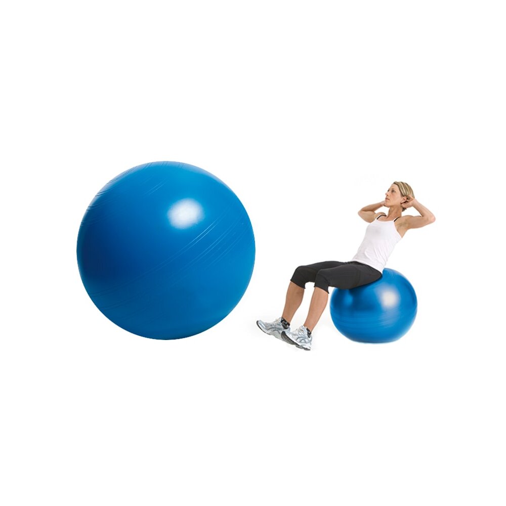 Deuser Gymnastikball Blue Ball M, L, XL, 121000 M: ø 46 cm - 55 cm / Körpergröße: 156- 165 cm