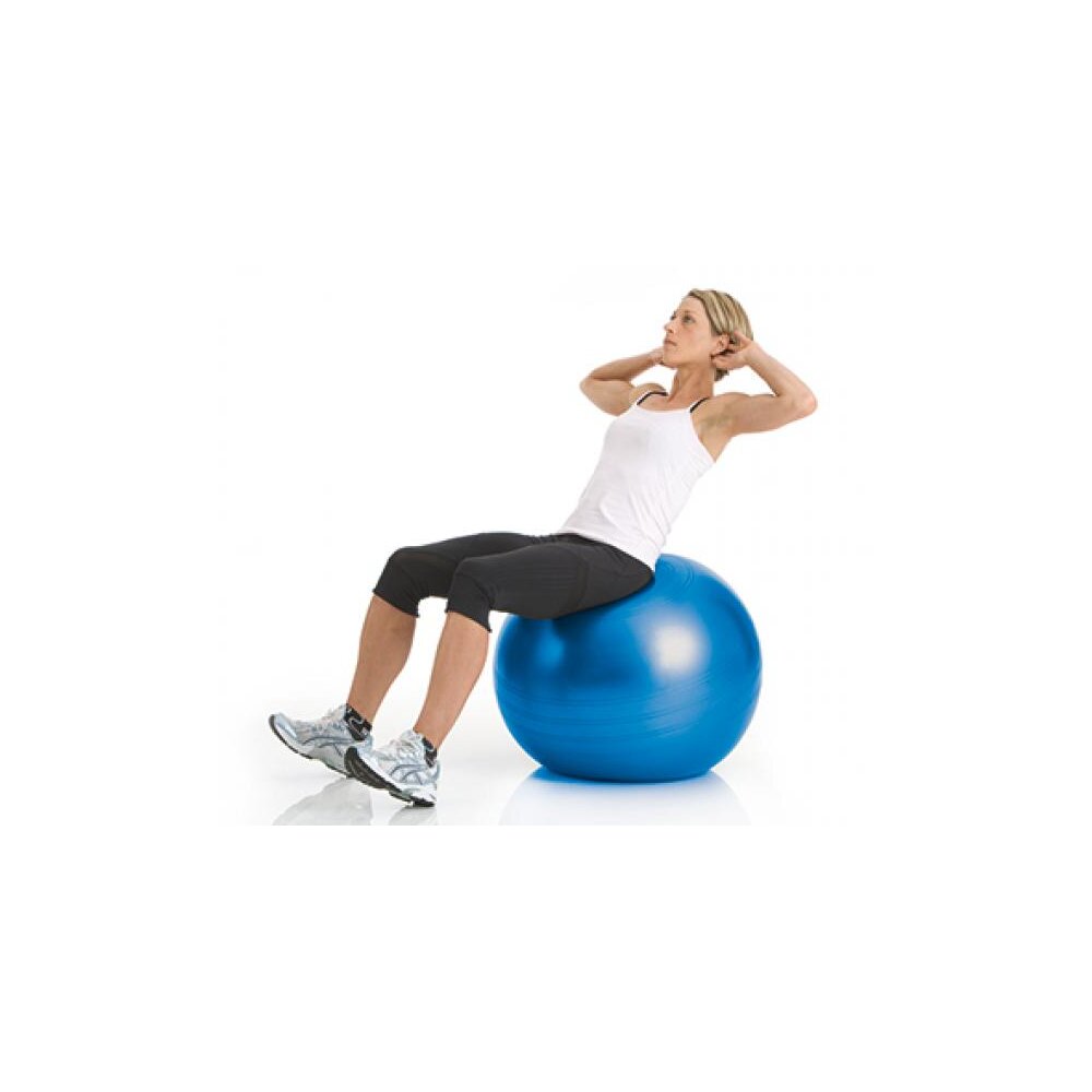 Deuser Gymnastikball Blue Ball M, L, XL, 121000 M: ø 46 cm - 55 cm / Körpergröße: 156- 165 cm