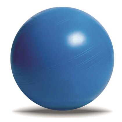 Deuser Gymnastikball Blue Ball M, L, XL, 121000 L:  &oslash; 56 cm - 65 cm / K&ouml;rpergr&ouml;&szlig;e: 166 - 178 cm