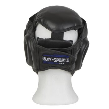 BAY Kopfschutz mit Maske Visier Plexiglas Krav Maga Kampfsport SV Kopfschützer  L
