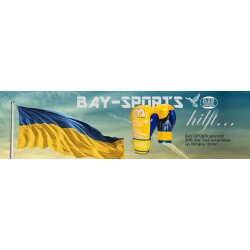 UKRAINE HILFE - Yellow Limited Edition Boxhandschuhe neon  blau/gelb  8 - 12 Unzen