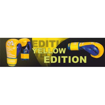 Yellow Limited Edition Boxhandschuhe neon  blau/gelb