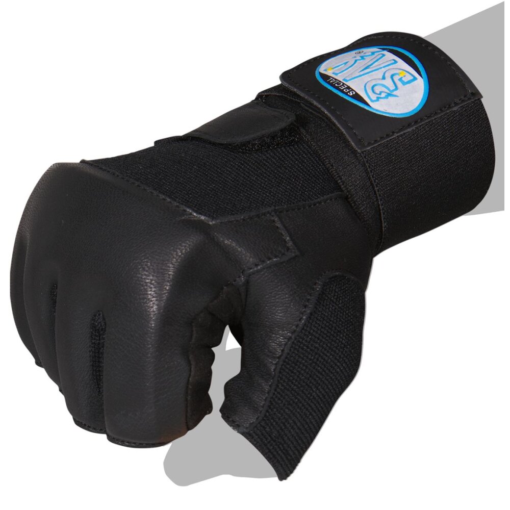 Cuddly MMA Krav Maga Handschutz Leder schwarz S