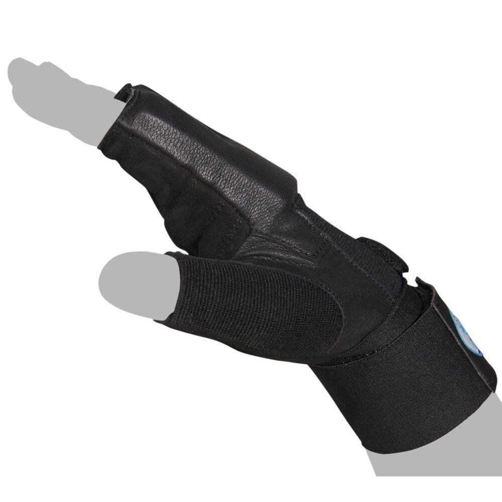 Cuddly MMA Krav Maga Handschutz Leder schwarz S