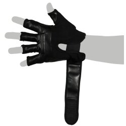 Fit Einsteiger MMA Krav Maga Wing Tsun Handschutz schwarz/schwarz XXS