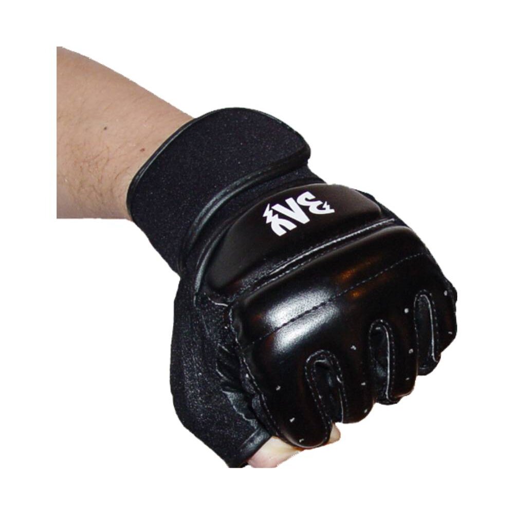 Fit Einsteiger MMA Krav Maga Wing Tsun Handschutz schwarz/schwarz XXS