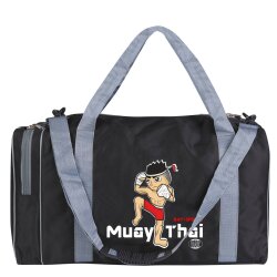 Sporttasche für Kinder Muay Thai Thaiboxen schwarz/grau...