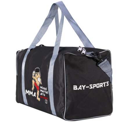 Sporttasche für Kinder MMA Mixed Martial Arts schwarz/grau 50 cm