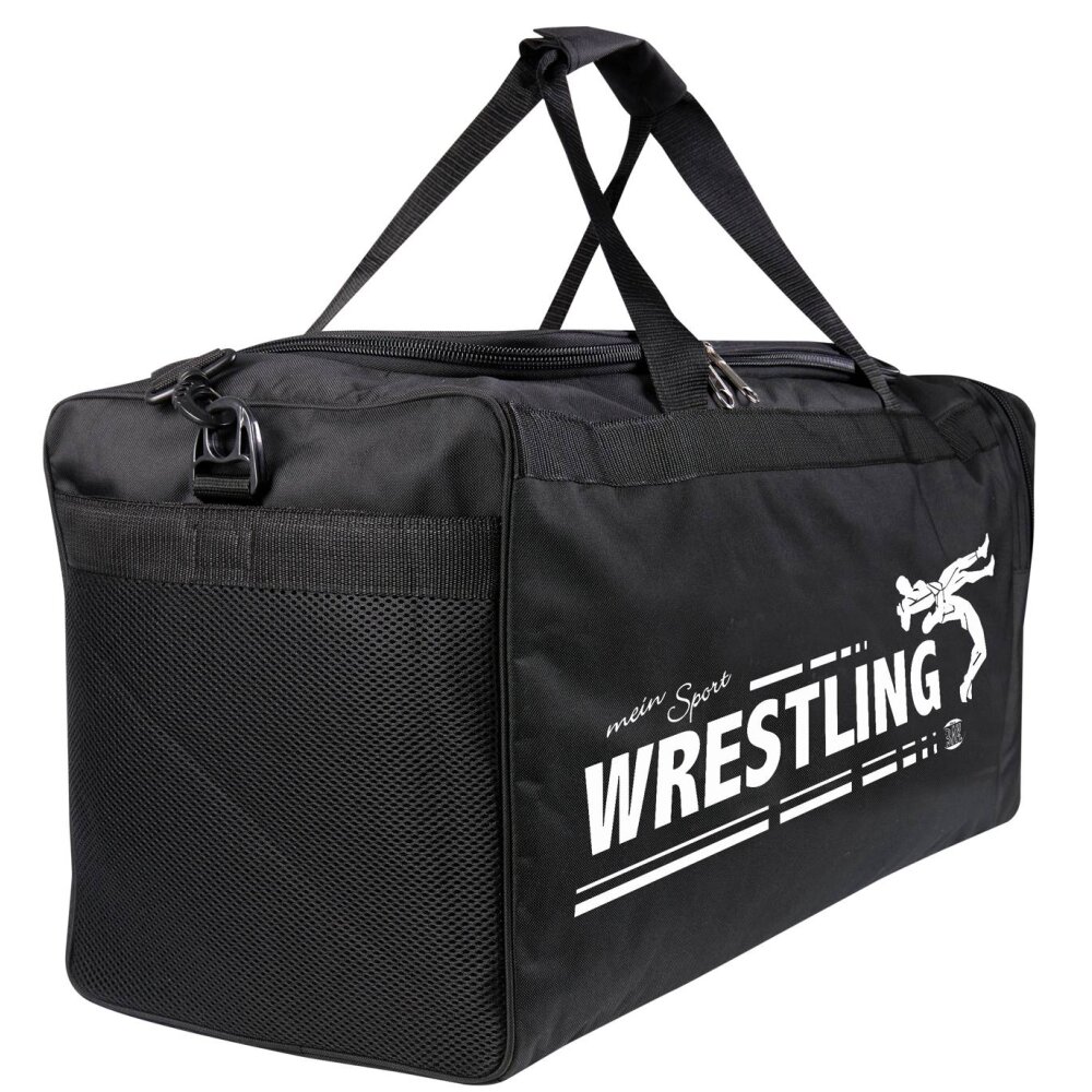 Sporttasche mein Sport Wrestling Wrestler Catchen Ringen schwarz 70 cm Taschen