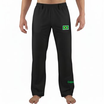 Capoeira Hose AXE  schwarz uni  6XS - XXL Kinder Erwachsene