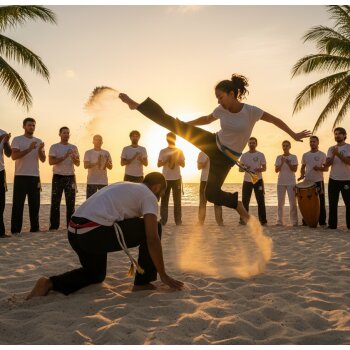 Capoeira Hose AXE  schwarz uni  6XS - XXL Kinder Erwachsene