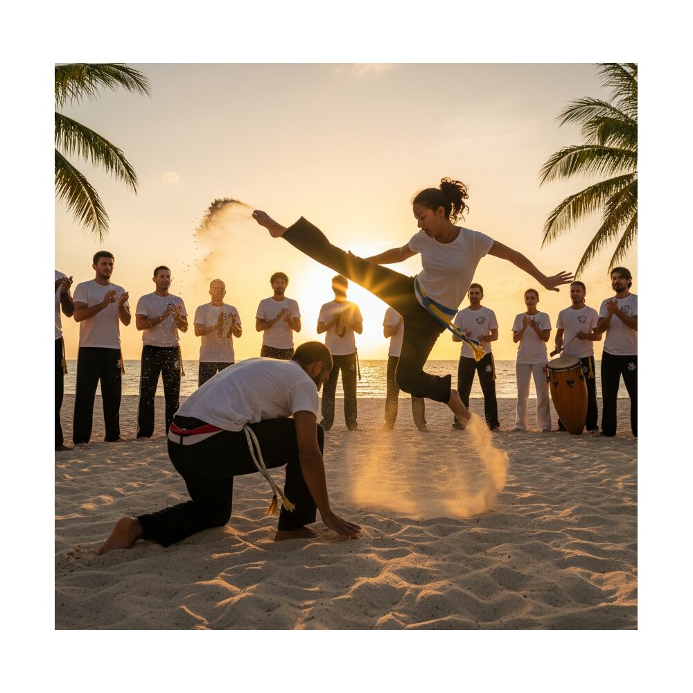 Capoeira Hose schwarz uni 110 (5XS)