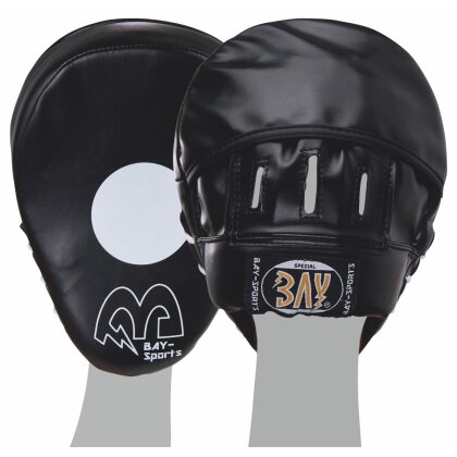 Curved Medium Ergo Handpratzen krumm schwarz Paar - weich