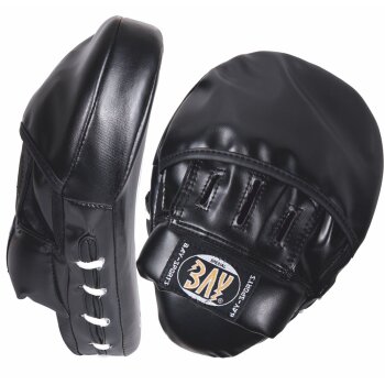 Curved Medium Ergo Handpratzen krumm schwarz Paar - weich