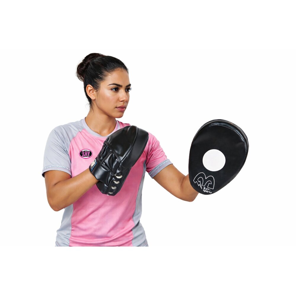 Curved Medium Ergo Handpratzen krumm schwarz Paar - weich