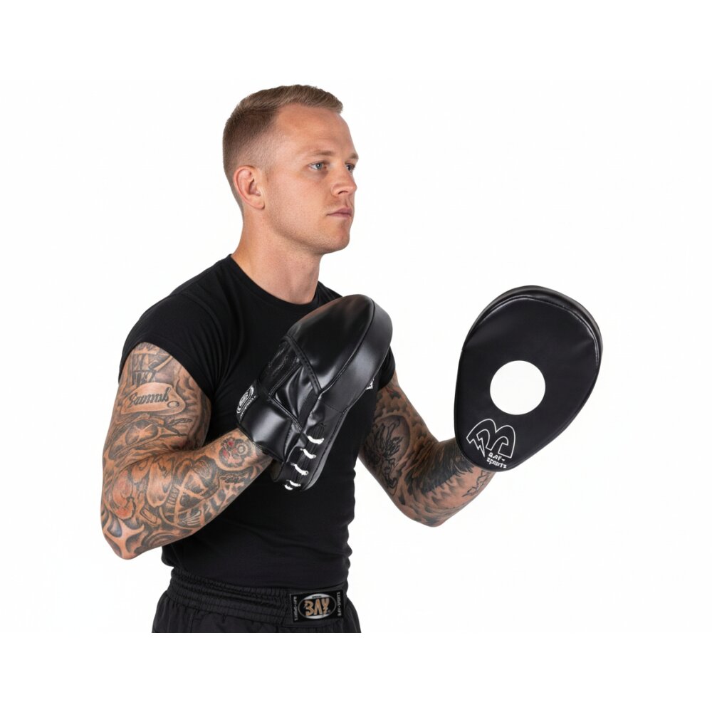 Curved Medium Ergo Handpratzen krumm schwarz Paar - weich