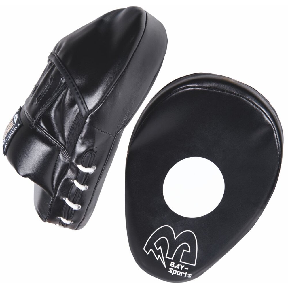 Curved Medium Ergo Handpratzen krumm schwarz Paar - weich