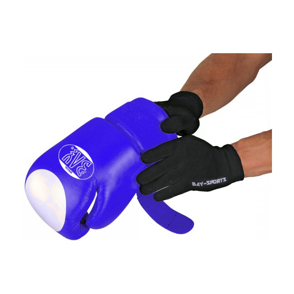 Hygiene Handschuhe f&uuml;r Handpratzen und Boxhandschuhe wei&szlig; (Mehrweg) L/XL