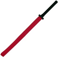 Chanbara ROT 95 cm Trainingsschwert Schwert Tanto Kodachi...
