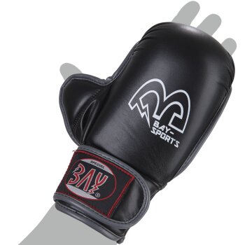 Mat Fighter Karate Ju-Jutsu Handschuhe schwarz grau XXS