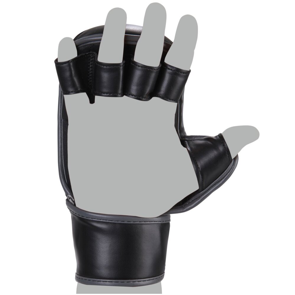 Mat Fighter Karate Ju-Jutsu Handschuhe schwarz grau XXS