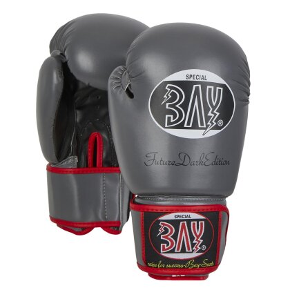 20 Jahre Jubel Angebot - Future Dark Edition Boxhandschuhe grau/schwarz 8 Unzen