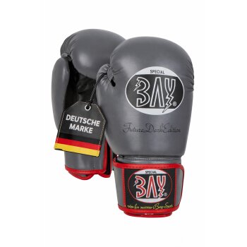 20 Jahre Jubel Angebot - Future Dark Edition Boxhandschuhe grau/schwarz 8 Unzen