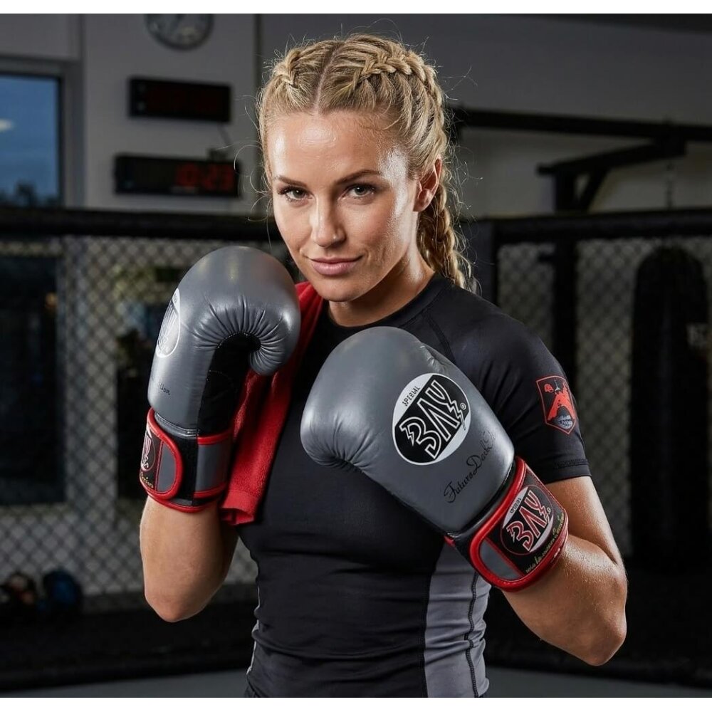 20 Jahre Jubel Angebot - Future Dark Edition Boxhandschuhe grau/schwarz 12 Unzen