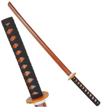 Bokken Katana mit gewickeltem Griff aus Holz 100 cm...