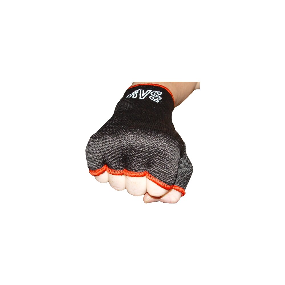 Set - Discount Leon Kinder Boxhandschuhe schwarz/rot 2 - 8 Unzen + Schlupfbandagen GRATIS 6 Unzen XL