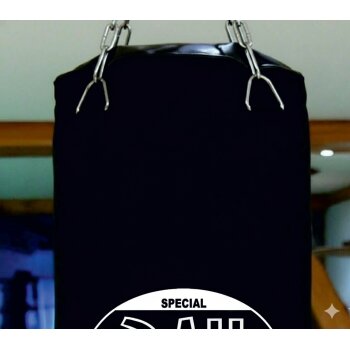 20 Jahre Jubel Rabatt - Sandsack 130 x 30 cm Canvas schwarz ungefüllt