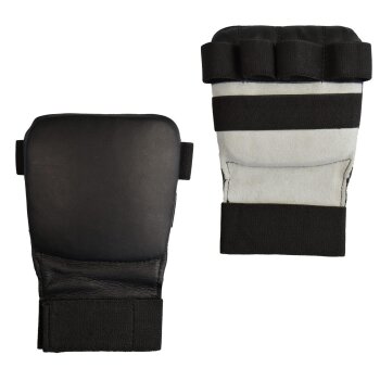 Wing Tsun Faustschutz Leder schwarz XL