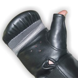 Kalima 2.1 Sandsackhandschuhe Leder Fresh Mesh schwarz/grau SS