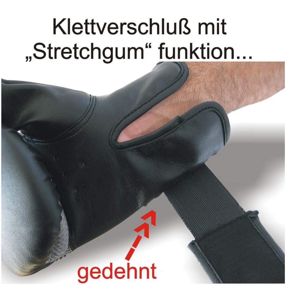 Kalima 2.1 Sandsackhandschuhe Leder Fresh Mesh schwarz/grau SS