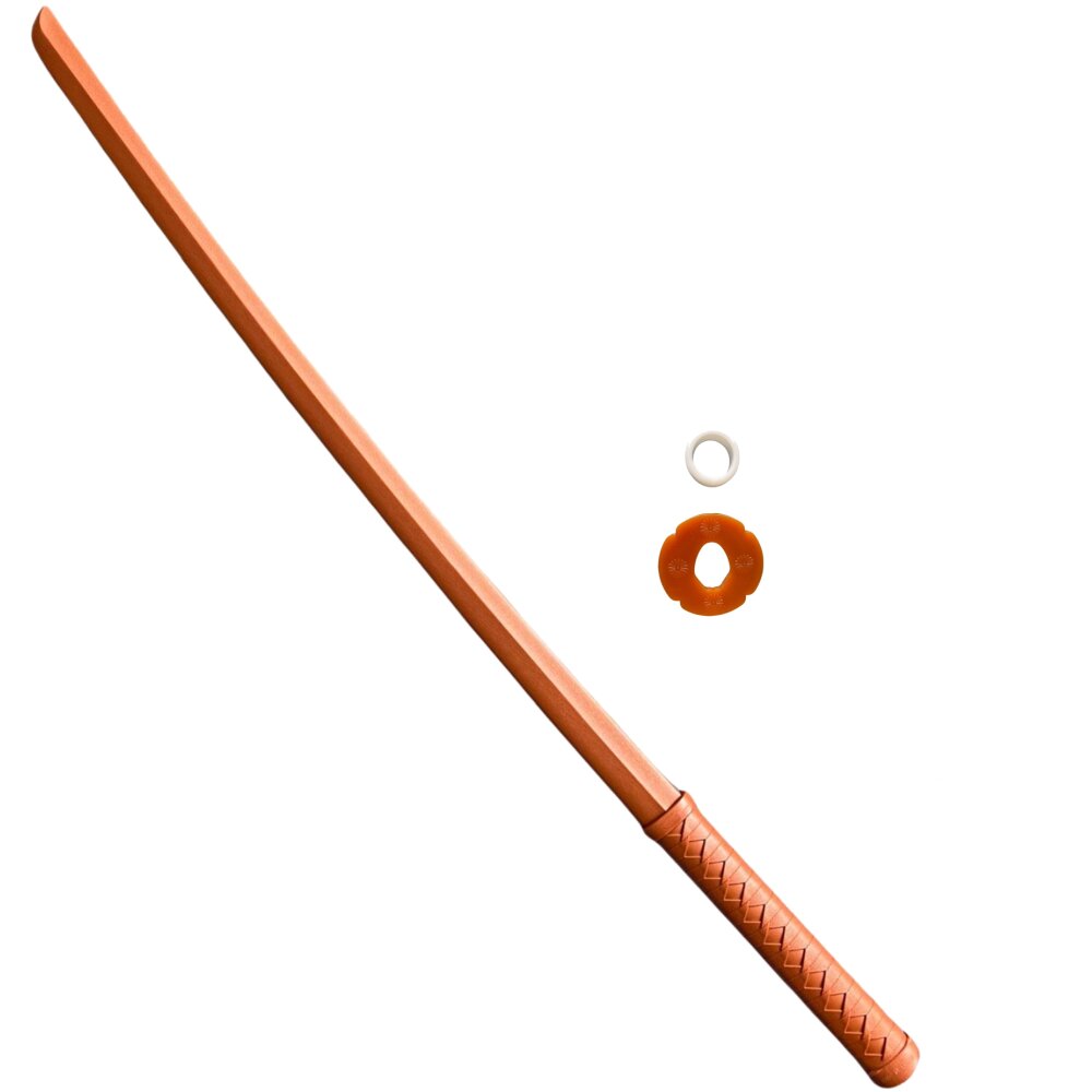 20 Jahre Jubelangebot - Bokken TPR Kunststoff ca. 100 cm rot braun