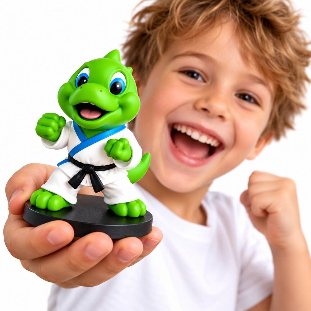 Karatzilla Budo Figur Drache auf Bodenplatte