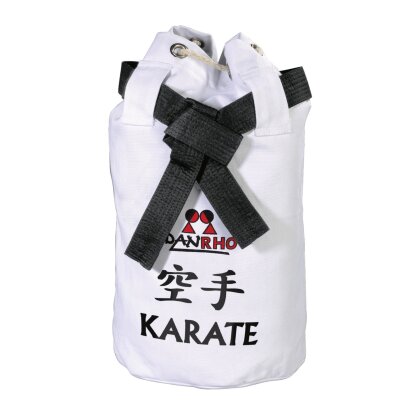 Karate Seesack Beutel Canvas Kids weiß