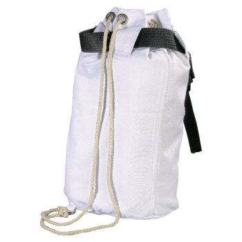 Karate Seesack Beutel Canvas Kids weiß
