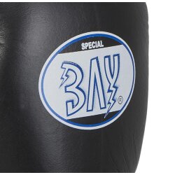 KO Fighter Vollkontakt Boxhandschuhe Leder schwarz 16 Unzen