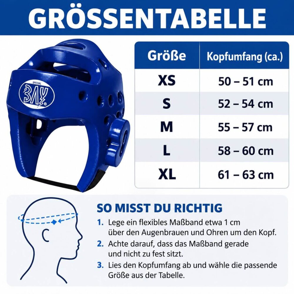 Kopfschutz KLS Lack PU Tauchlackiert DARK BLAU L