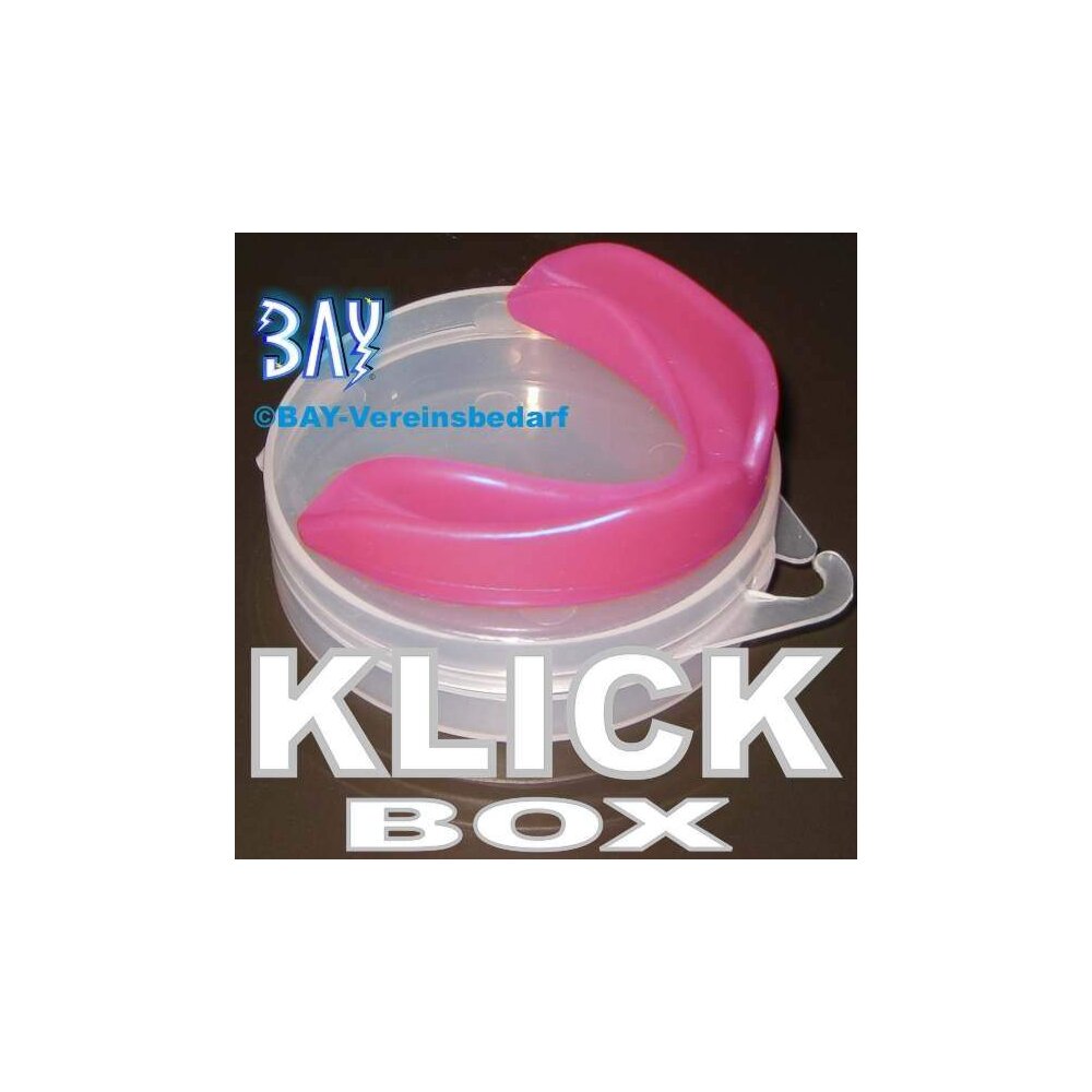 Zahnschutz KLICK (JR) pink/rosa
