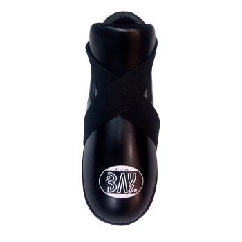 Superkick Fußschutz Kickboxen schwarz S