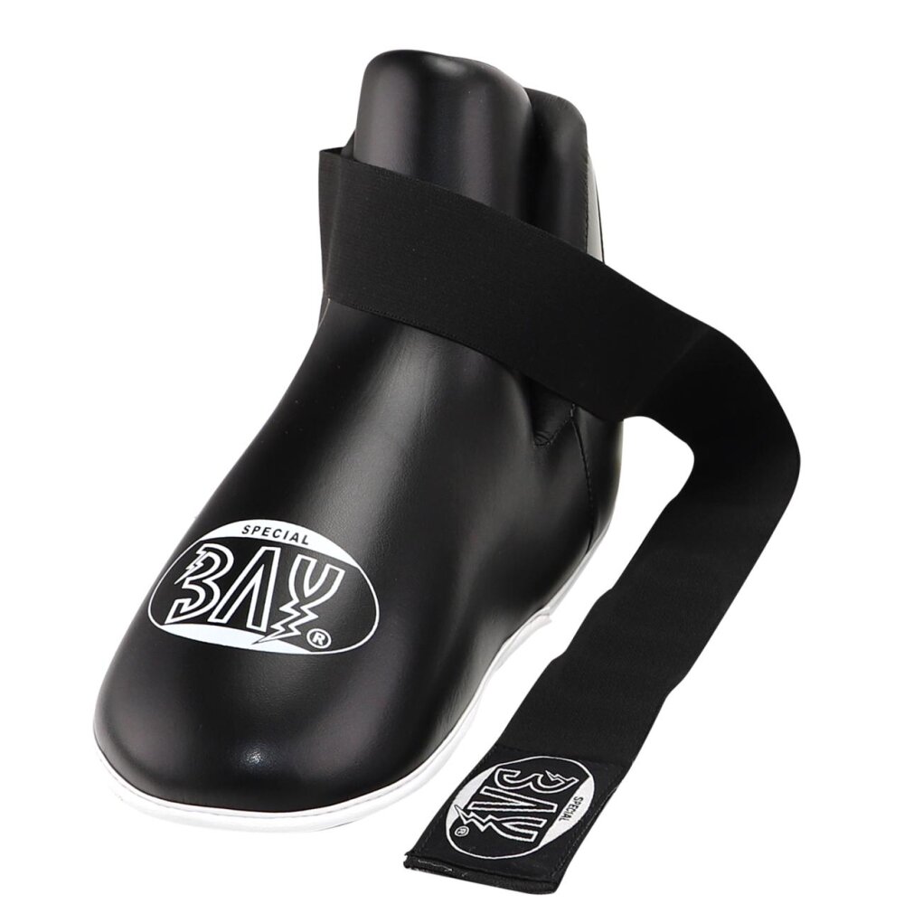 Superkick Fußschutz Kickboxen schwarz S