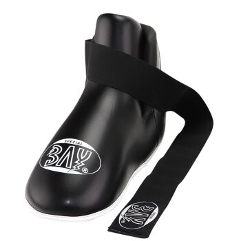 Superkick Fußschutz Kickboxen schwarz L