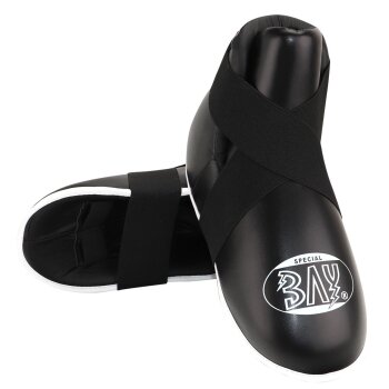 Superkick Fußschutz Kickboxen schwarz XL