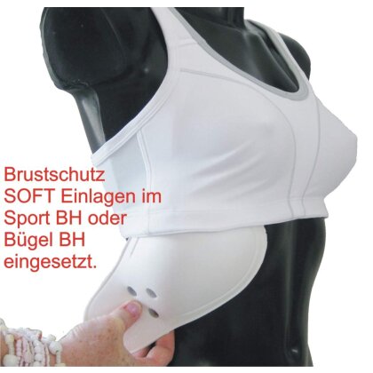 Schalen Quickly Inserted für Fix Brustschutz Soft Damen