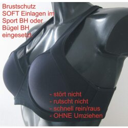 Schalen Quickly Inserted für Fix Brustschutz Soft Damen XS