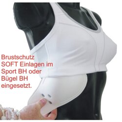 Schalen Quickly Inserted für Fix Brustschutz Soft Damen XS